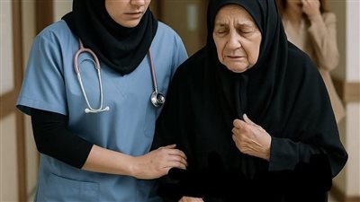 المسنه والممرضه 