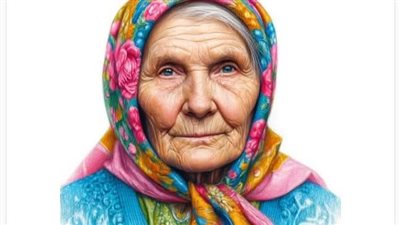 الام العجوز و الأبنه الغاضبه 