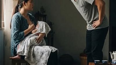 زوجتي تغطي وجه طفلنا أثناء الرضاعة، صدمت عندما عرفت السبب
