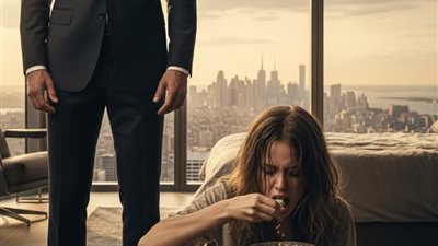 مليونير يعود فجأةً إلى منزله ليفاجئ زوجته لكنه هو من تفاجأ برؤيته يأكل
