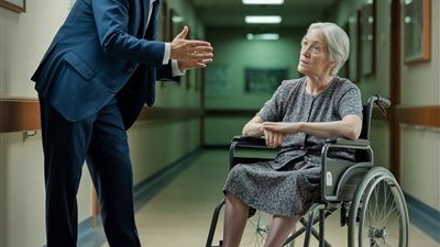 زار مليونير دارًا للمسنين بنية التبرع... لكنه لم يتخيل أبدًا أنه سيجد بين الوجوه المنسية امرأة مسنة نظرت إليه وهمست باسمه. كانت والدته... التي اختفت قبل 40 عامًا.