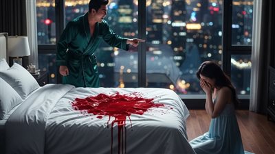 رئيسه مصدوم مما رآه الليلة الأولى مع المساعدة الأكثر زواجًا ظننتُ أن لديكِ ثلاثة أطفال
